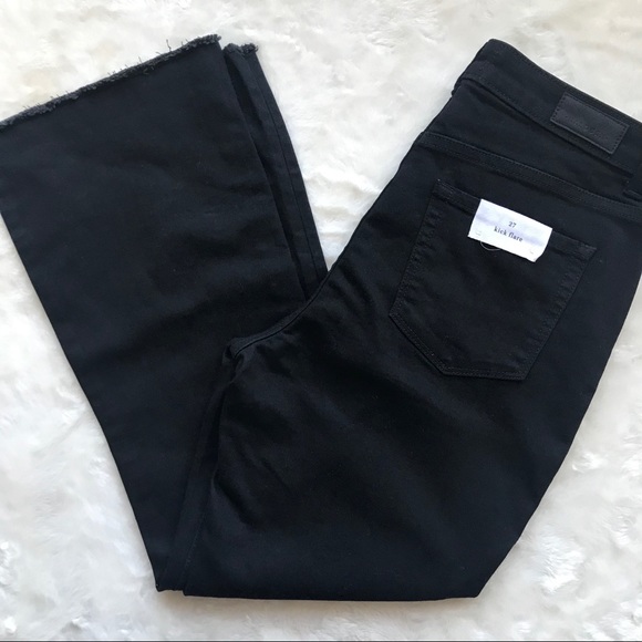 Halogen Denim Kick Flare Crop Jeans - Picture 3 of 7